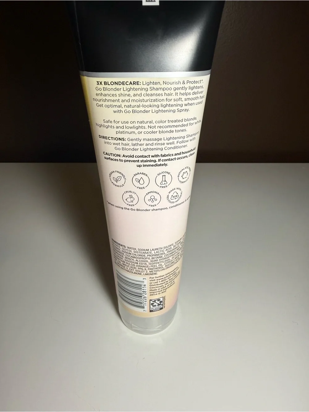 John Frieda Go Blonder Shampoo 10 oz. 3X Blondecare Lightening Citrus Botanical